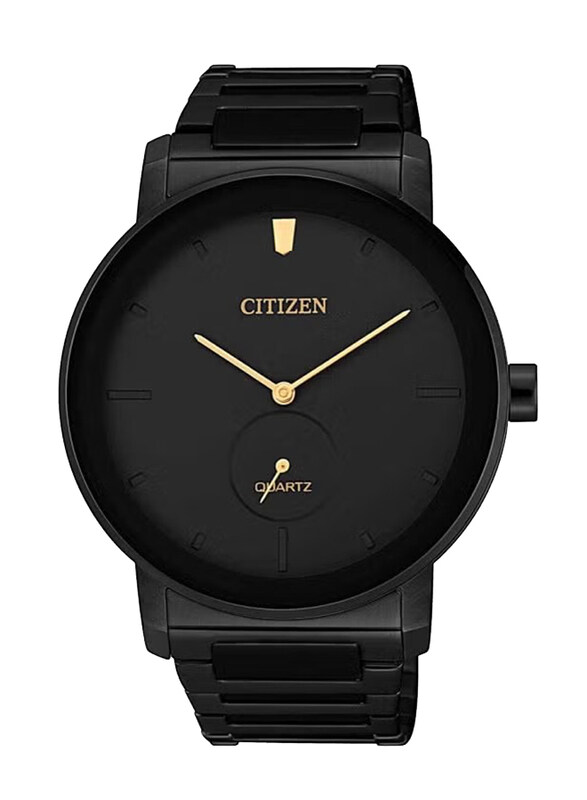 Citizen Analog Watch for Men with Stainless Steel Band, Water Resistant, BE9187-53E, Black
Citizen Analog Watch for Men with Stainless Steel Band, Water Resistant, BE9187-53E, Black