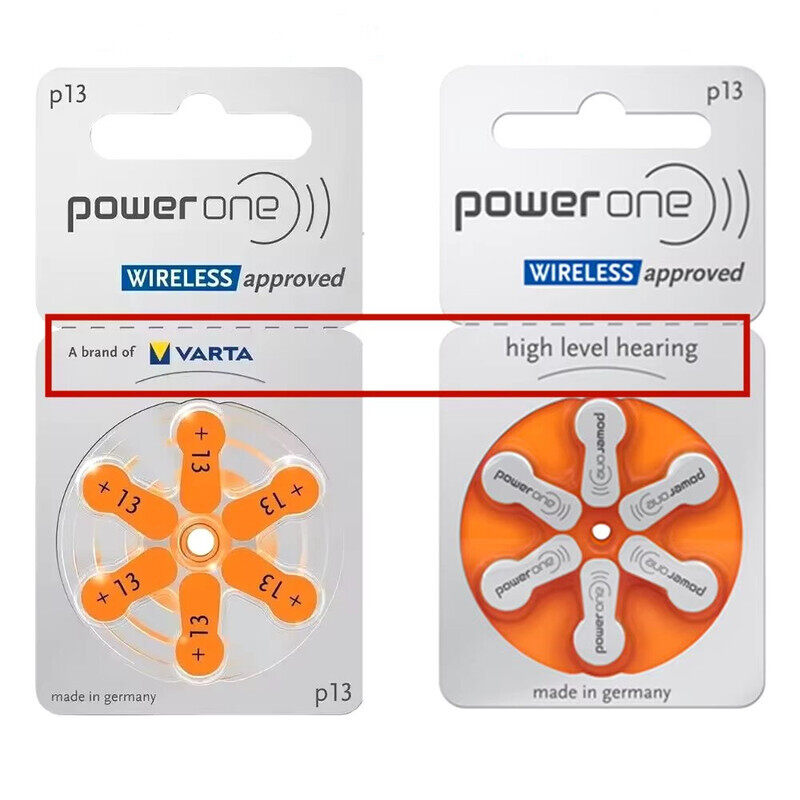 Powerone 12-Pieces (P13 Size) Wireless Approved (PR48) Zinc-Air 1.45V 0% Mercury Hearing Aid Batteries
Powerone 12-Pieces (P13 Size) Wireless Approved (PR48) Zinc-Air 1.45V 0% Mercury Hearing Aid Batteries