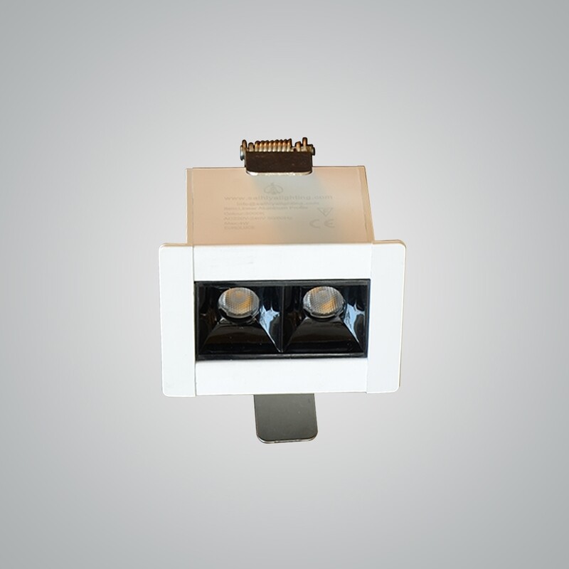 Euroluce 2Heads Ceiling Downlight, LED Bulb Type, 4W, CF4002, 3000K-Warm White
Euroluce 2Heads Ceiling Downlight, LED Bulb Type, 4W, CF4002, 3000K-Warm White