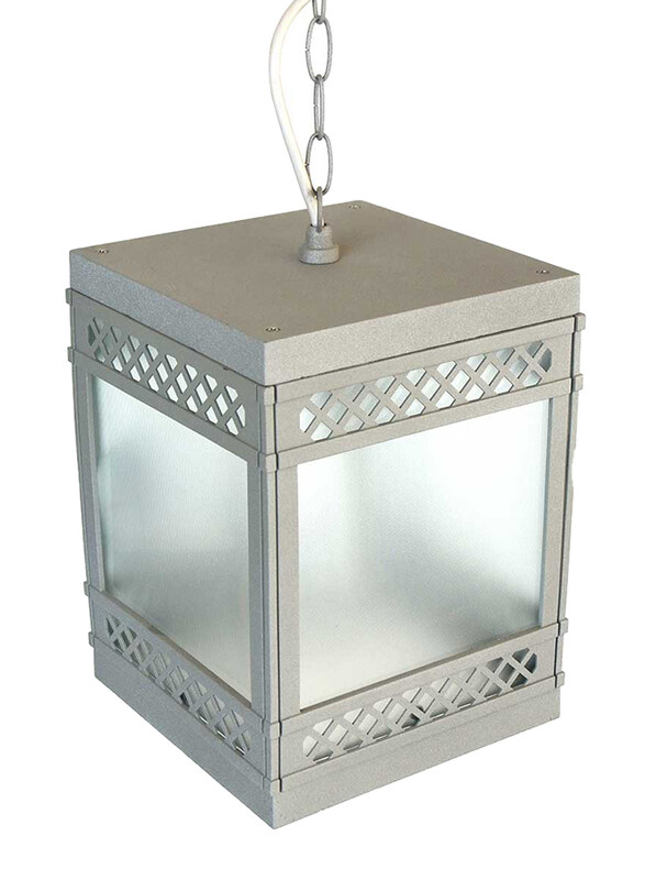 Salhiya Lighting Outdoor Hanging Ceiling Light, E27 Bulb Type, 5505, Silver
Salhiya Lighting Outdoor Hanging Ceiling Light, E27 Bulb Type, 5505, Silver