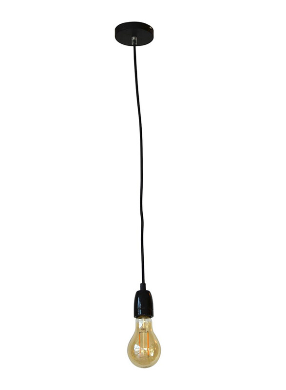 Salhiya Lighting Veronica Suspension Indoor Ceramic Hanging Pendant Light, E27 Bulb Type, Braided Cable, Retro Style, 71/19, Black
Salhiya Lighting Veronica Suspension Indoor Ceramic Hanging Pendant Light, E27 Bulb Type, Braided Cable, Retro Style, 71/19, Black
