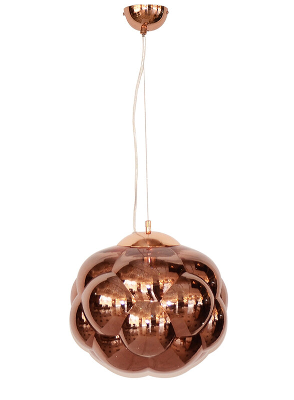 Salhiya Lighting Totchie Indoor Ceiling Pendant Light, E27 Bulb Type, Large, D3870, Rose Gold
Salhiya Lighting Totchie Indoor Ceiling Pendant Light, E27 Bulb Type, Large, D3870, Rose Gold