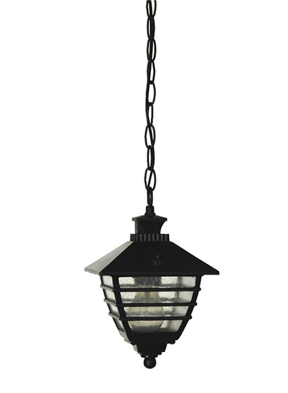 Salhiya Lighting Outdoor Hanging Ceiling Light, E27 Bulb Type, Small, OH0136S, Black/Gold
Salhiya Lighting Outdoor Hanging Ceiling Light, E27 Bulb Type, Small, OH0136S, Black/Gold
