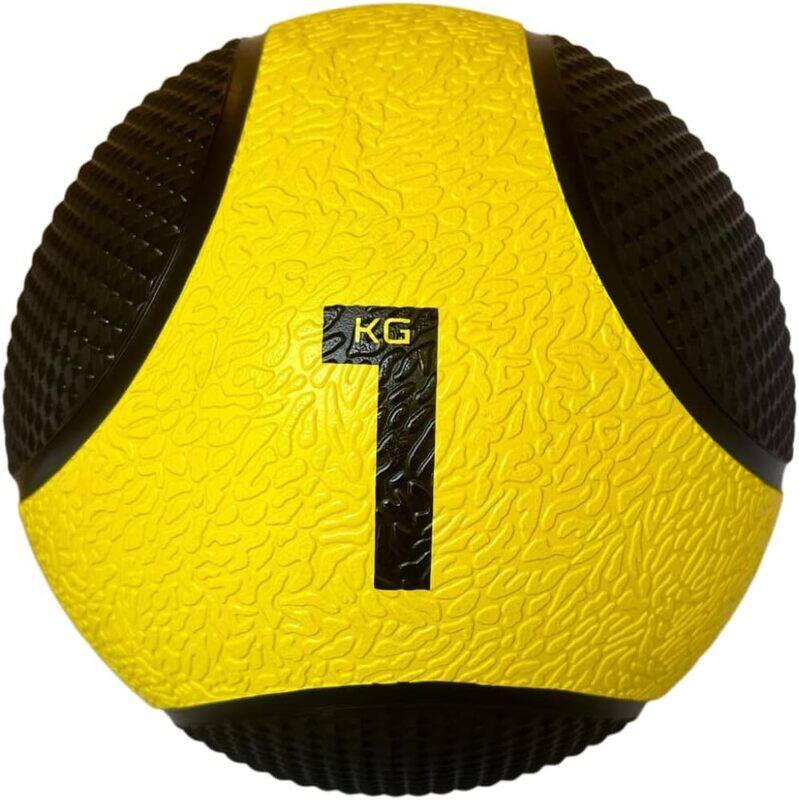 FORTUSS Medicine Ball 1 KG, Comfort Non-Slip Textured Grip for Strength Training, Yellow
FORTUSS Medicine Ball 1 KG, Comfort Non-Slip Textured Grip for Strength Training, Yellow