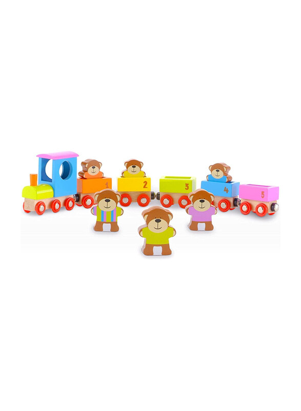 Fiesta Crafts Teddies Train, Ages 3+