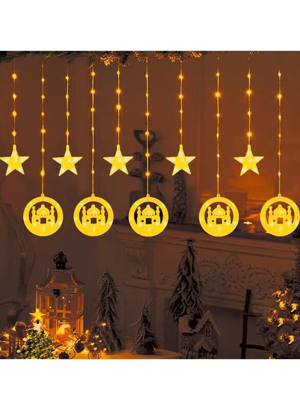 Generic Moon star Lantern with String Top Star and Moonlights Top Ramadan Kareem Eid Wedding Decor LED Light Cylinder Decoration, 2.5-Meter, Gold
Generic Moon star Lantern with String Top Star and Moonlights Top Ramadan Kareem Eid Wedding Decor LED Light Cylinder Decoration, 2.5-Meter, Gold