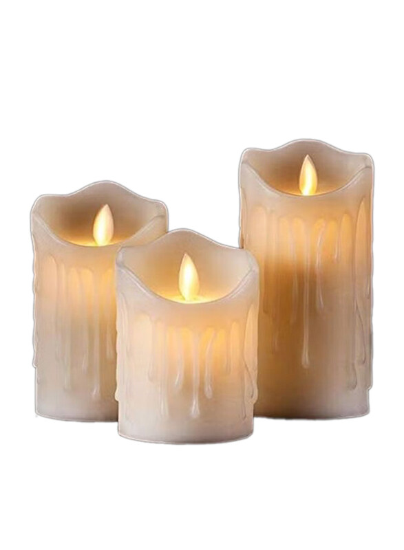 Generic Smokeless Flameless Battery Operated Led Tea Light Candle, 3 Pieces, White
Generic Smokeless Flameless Battery Operated Led Tea Light Candle, 3 Pieces, White