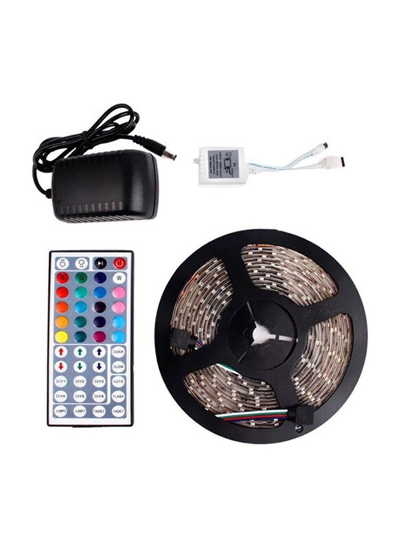Generic 300 LED Strip Light with 44 Keys IR Remote Control & Power Supply, Multicolour
Generic 300 LED Strip Light with 44 Keys IR Remote Control & Power Supply, Multicolour