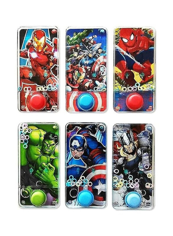 Generic 6-Piece Assorted Colourful Super Hero, Transparent Water Ring Game, Handheld Game
Generic 6-Piece Assorted Colourful Super Hero, Transparent Water Ring Game, Handheld Game