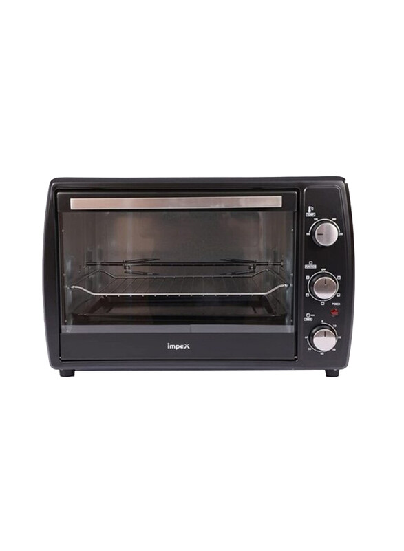 Impex 60L Electric Oven with 6 Stage Heat Selector Temperature Adjustment, 2000W, OV 2903, Black
Impex 60L Electric Oven with 6 Stage Heat Selector Temperature Adjustment, 2000W, OV 2903, Black