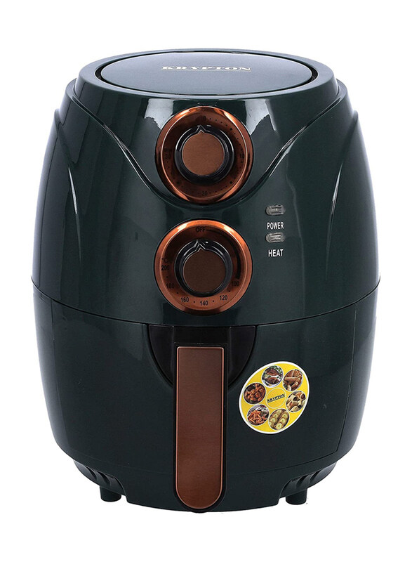 Krypton 2.5L Air Fryer with High Speed Air Circulation Technology, Knaf6339, Black
Krypton 2.5L Air Fryer with High Speed Air Circulation Technology, Knaf6339, Black