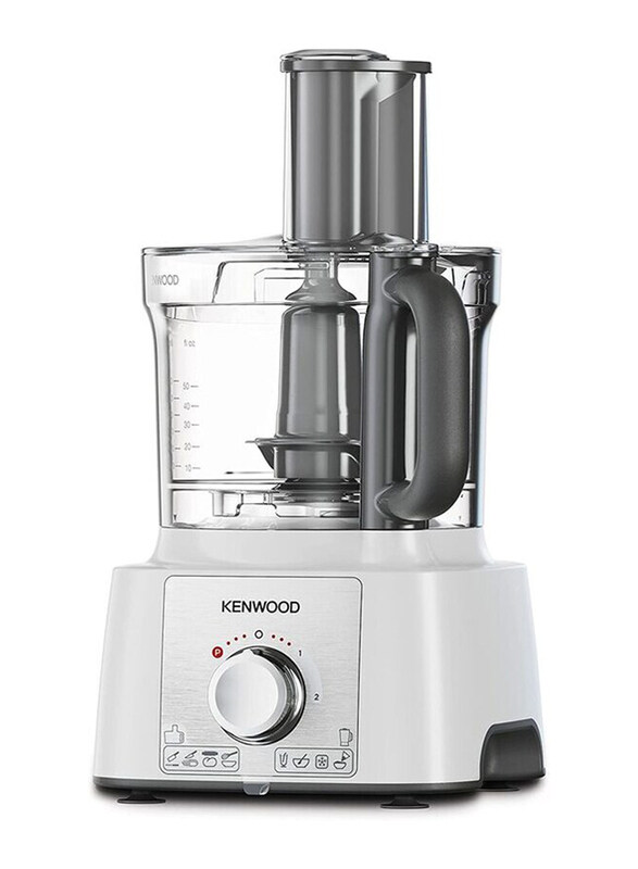Kenwood Multi-Functional Food Processor with 2 Stainless Steel Disks, Blender, Grinder Mill, Whisk & Dough Maker , 1000W, FDP65.400WH, White
Kenwood Multi-Functional Food Processor with 2 Stainless Steel Disks, Blender, Grinder Mill, Whisk & Dough Maker , 1000W, FDP65.400WH, White
