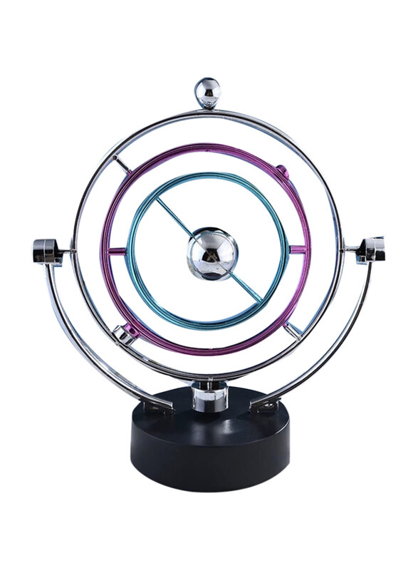Perfect Mania Kinetic Art Asteroid Electronic Perpetual Motion Desk Toy Newton Swing Ball, Multicolour
Perfect Mania Kinetic Art Asteroid Electronic Perpetual Motion Desk Toy Newton Swing Ball, Multicolour