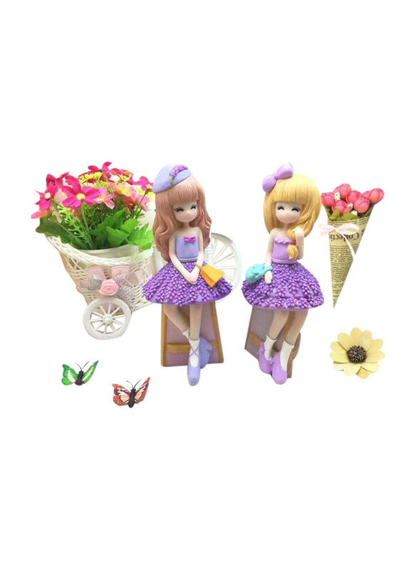 Perfect Mania Lavender Sitting Girls Desktop Ornaments Resin Crafts Home Decoration, Multicolour
Perfect Mania Lavender Sitting Girls Desktop Ornaments Resin Crafts Home Decoration, Multicolour