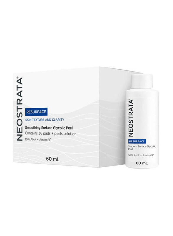 Neostrata Resurface Smooth Surface Glycolic Peel Contains 36 Pads + Peel solution, 60ml
Neostrata Resurface Smooth Surface Glycolic Peel Contains 36 Pads + Peel solution, 60ml