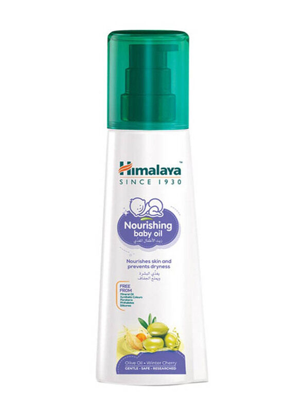 Himalaya 300ml Nourishing Baby Oil with Olive Oil and Winter Cherry, Clear
Himalaya 300ml Nourishing Baby Oil with Olive Oil and Winter Cherry, Clear