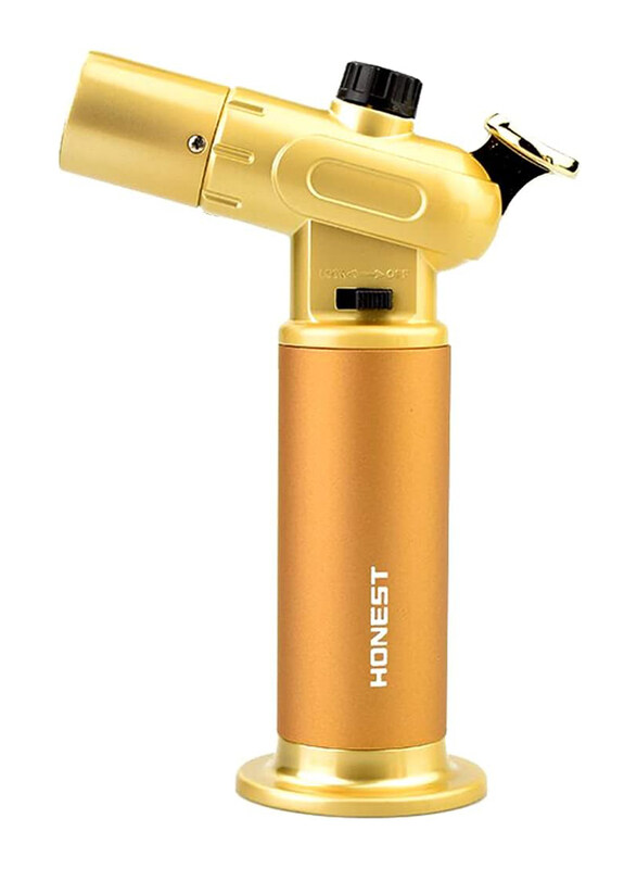 Generic Windproof Butane Gas Torch Adjustable Flame Cooking Cigar Candle Lighter, Yellow
Generic Windproof Butane Gas Torch Adjustable Flame Cooking Cigar Candle Lighter, Yellow