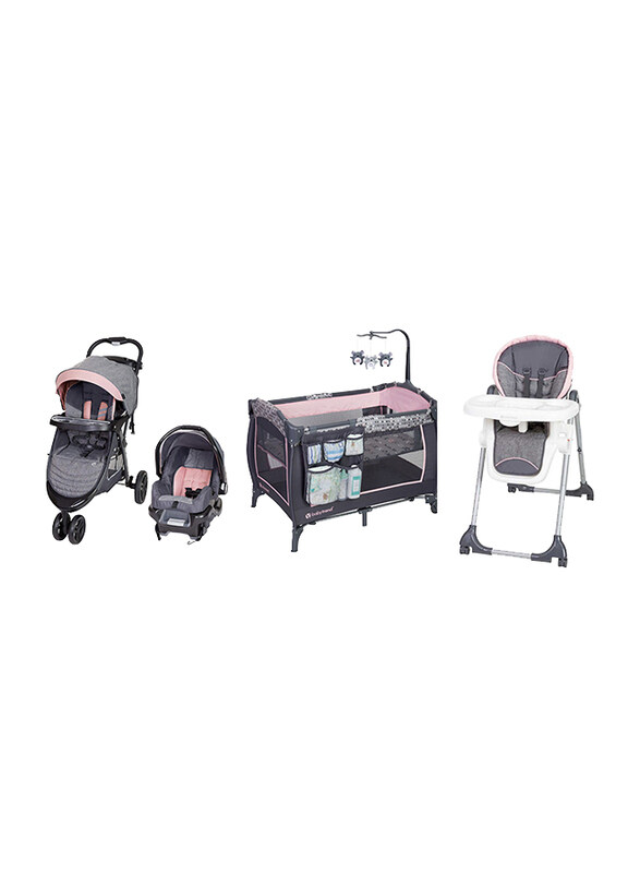 Baby Trend Trend-E Nursery + Skyline 35 Travel System + Dine Time 3-in-1 High Chair Set, Starlight Pink
Baby Trend Trend-E Nursery + Skyline 35 Travel System + Dine Time 3-in-1 High Chair Set, Starlight Pink