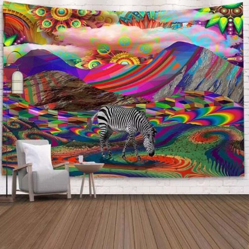 Deals for Less Colorful with Zebra Design Tapestry Wall Home Decor, 150 x 150cm, Multicolour
Deals for Less Colorful with Zebra Design Tapestry Wall Home Decor, 150 x 150cm, Multicolour