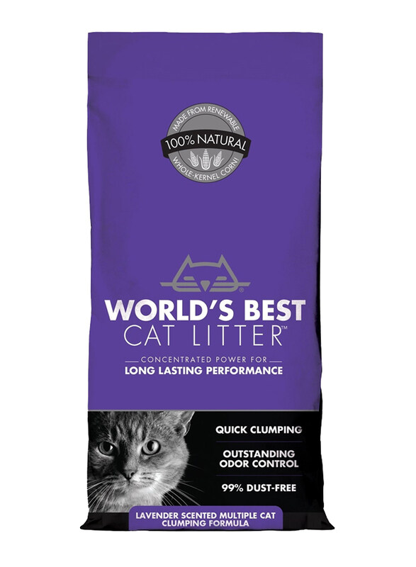 World's Best Cat Litter Lavender Scented Multiple Cat Clumping Formula, 8 Lbs, Lavender
World's Best Cat Litter Lavender Scented Multiple Cat Clumping Formula, 8 Lbs, Lavender