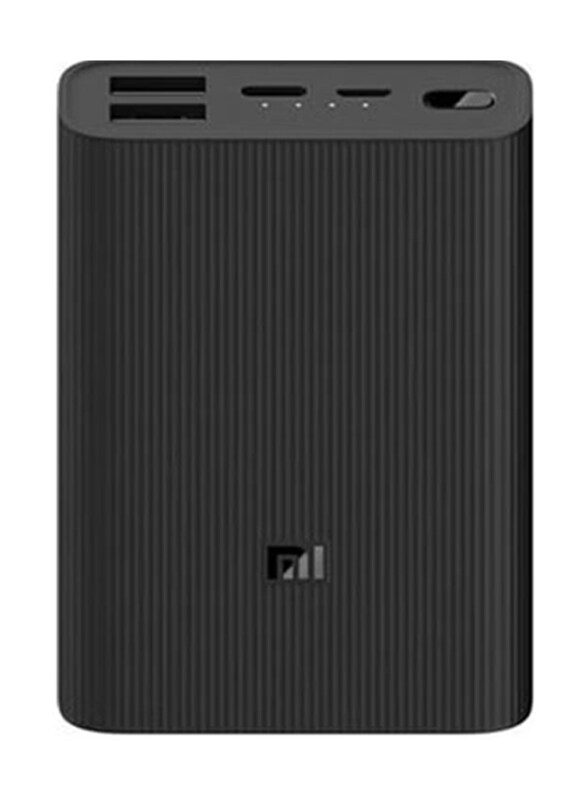 Xiaomi Mi 10000mAh Ultra Compact Power Bank 3 with 2 USB Type-A, USB Type-C and Micro USB Input, Black
Xiaomi Mi 10000mAh Ultra Compact Power Bank 3 with 2 USB Type-A, USB Type-C and Micro USB Input, Black