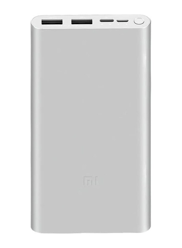 Xiaomi 10000mAh Mi 18W Powerbank 3 Quick Charge Fast Charging Power Bank, Micro-USB and USB-C Input, Silver
Xiaomi 10000mAh Mi 18W Powerbank 3 Quick Charge Fast Charging Power Bank, Micro-USB and USB-C Input, Silver