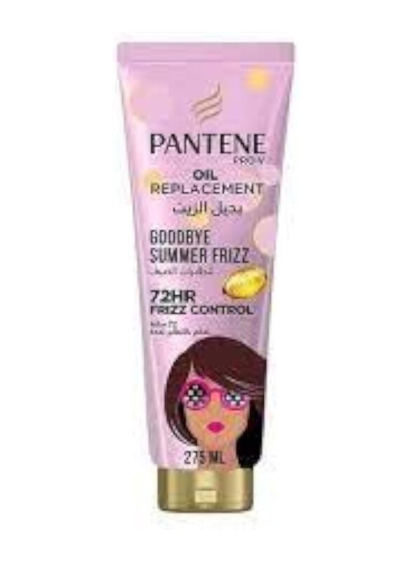 Pantene Pro-V Goodbye Summer Frizz Leave-in Oil Replacement with 72H Frizz Control, 275ml
Pantene Pro-V Goodbye Summer Frizz Leave-in Oil Replacement with 72H Frizz Control, 275ml