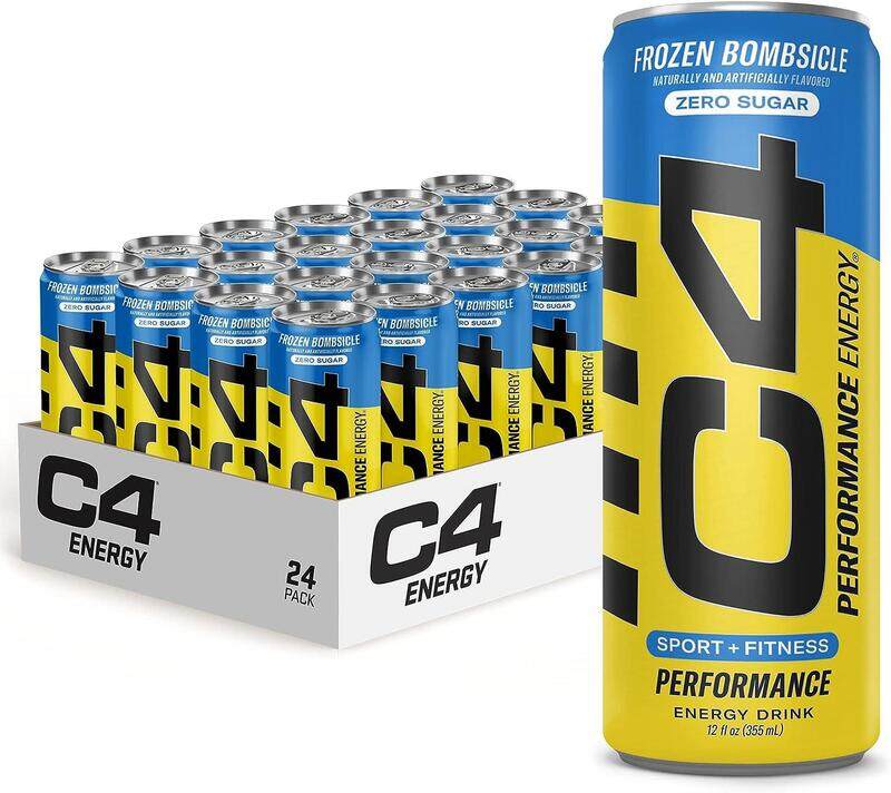 Cellucor C4 Energy, Zero Sugar, Pre Workout Drink, 473ml, Frozen Bombsicle, Pack of 12
Cellucor C4 Energy, Zero Sugar, Pre Workout Drink, 473ml, Frozen Bombsicle, Pack of 12