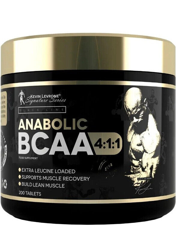 Kevin Levrone Anabolic BCAA 4:1:1 Tablets Extra Leucine Loaded 200 Tablets 100 Serving
Kevin Levrone Anabolic BCAA 4:1:1 Tablets Extra Leucine Loaded 200 Tablets 100 Serving