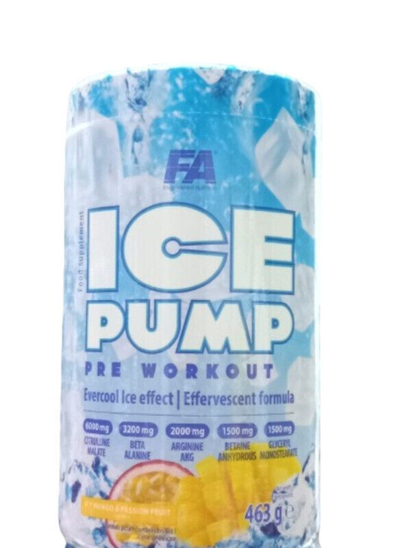 Fa Engineered Nutrition Ice Pump Pre-Workout 463g Icy Mango Passion Fruit Flavor 25 Serving
Fa Engineered Nutrition Ice Pump Pre-Workout 463g Icy Mango Passion Fruit Flavor 25 Serving