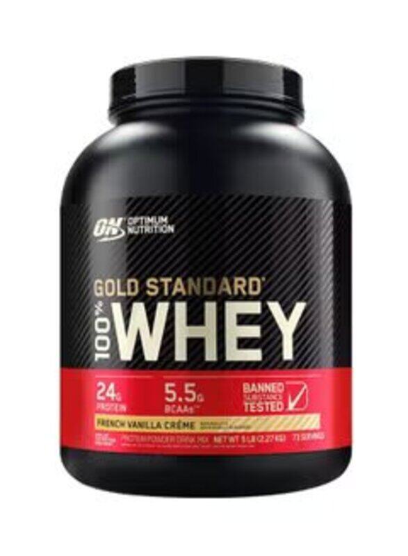 Optimum Nutrition Gold Standard 100% Whey Protein Powder Primary Source Isolate- French Vanilla Creme, 5 Lbs 73 Servings (2.27 KG)
Optimum Nutrition Gold Standard 100% Whey Protein Powder Primary Source Isolate- French Vanilla Creme, 5 Lbs 73 Servings (2.27 KG)