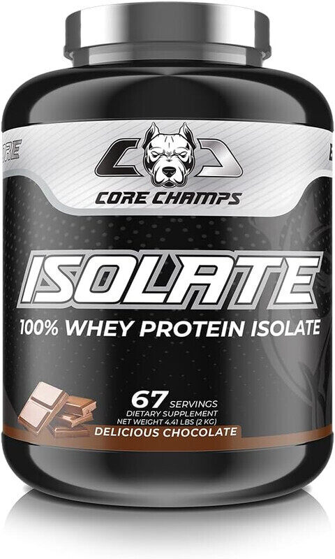 Core Champs Isolate 100% Whey Protein Isolate 2kg Delicious Chocolate Flavor 67 Serving
Core Champs Isolate 100% Whey Protein Isolate 2kg Delicious Chocolate Flavor 67 Serving