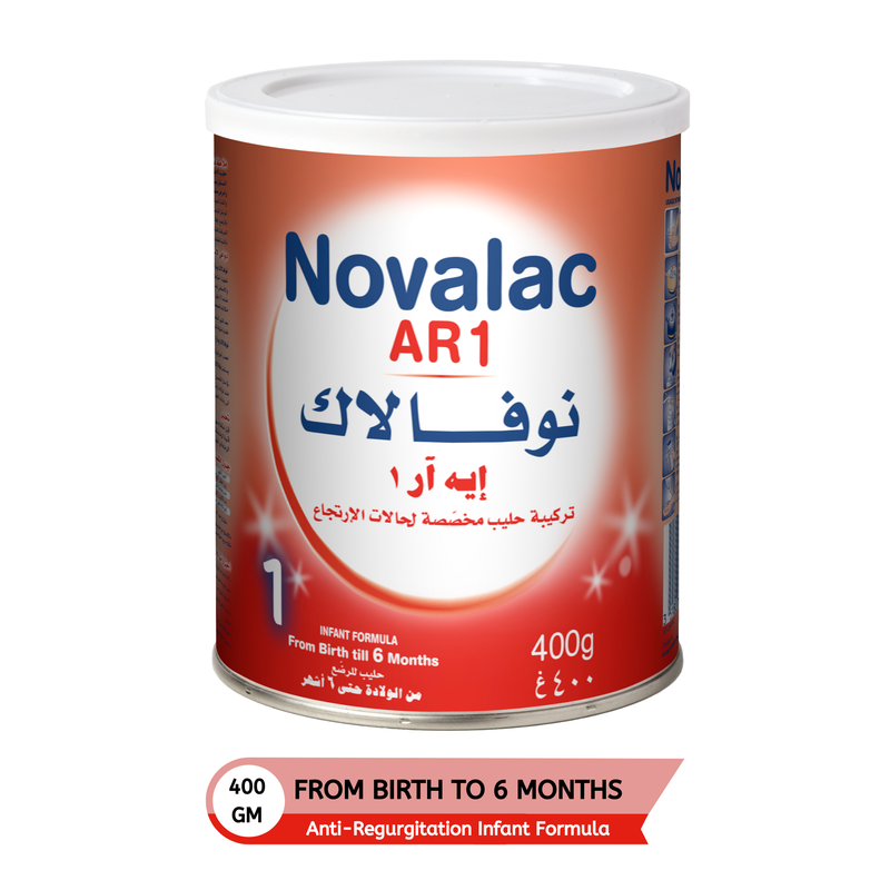 Novalac AR1 (400 g) / Infant Formula for Regurgitations - From Birth to 6 months
Novalac AR1 (400 g) / Infant Formula for Regurgitations - From Birth to 6 months