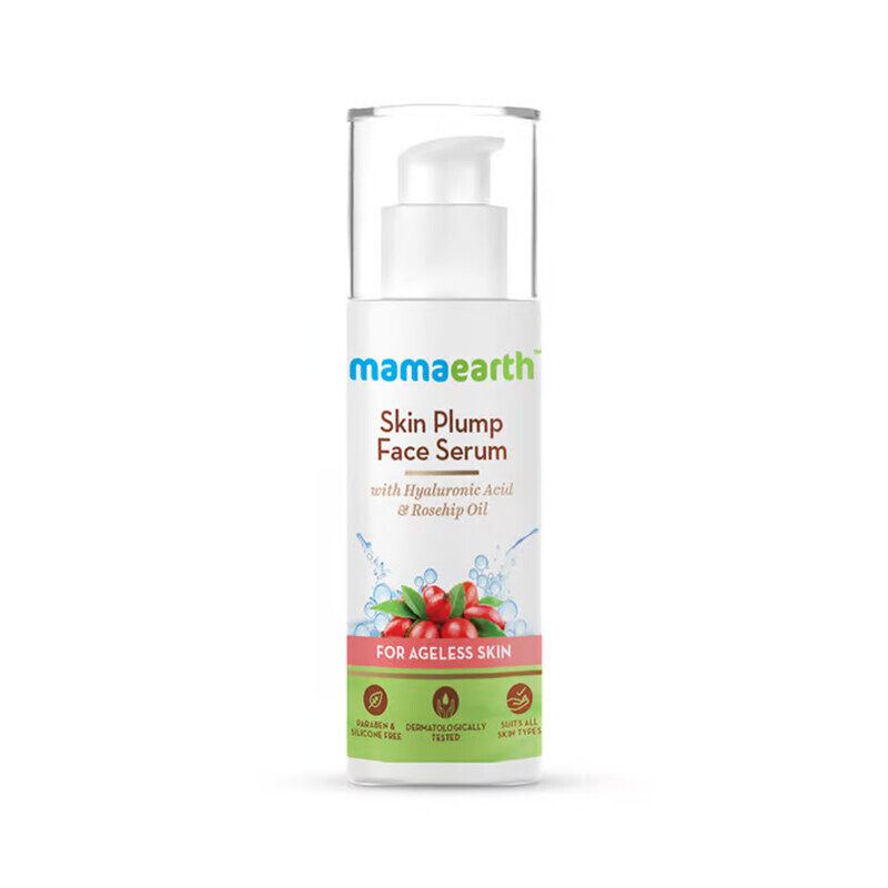 MAMAEARTH SKIN PLUMP SERUM FOR FACE GLOW WITH HYALURONIC ACID & ROSEHIP OIL - 30 ML
MAMAEARTH SKIN PLUMP SERUM FOR FACE GLOW WITH HYALURONIC ACID & ROSEHIP OIL - 30 ML