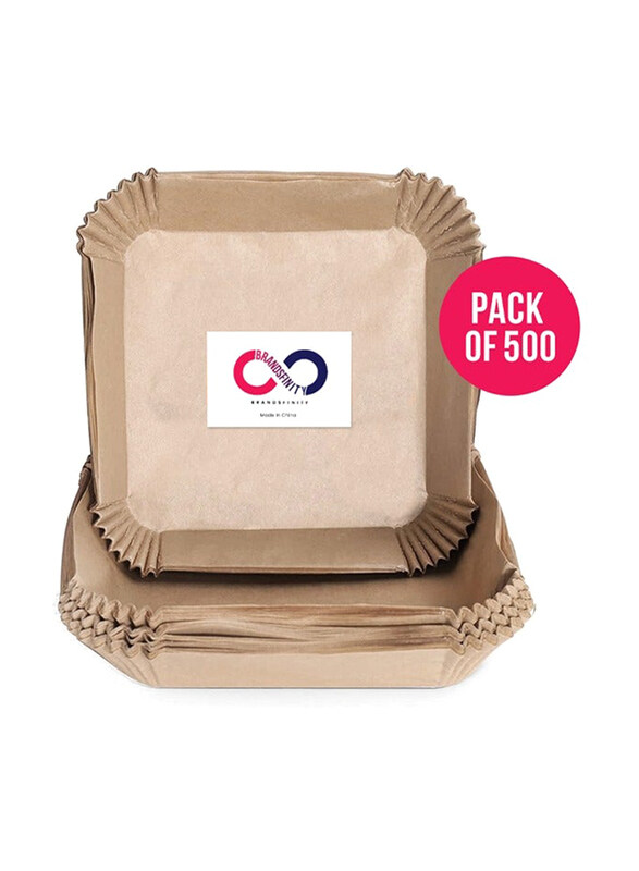 Brandsfinity Disposable 16cm Square Food Grade Baking & Non Stick Parchment Paper, 500 Pieces, Light Brown
Brandsfinity Disposable 16cm Square Food Grade Baking & Non Stick Parchment Paper, 500 Pieces, Light Brown