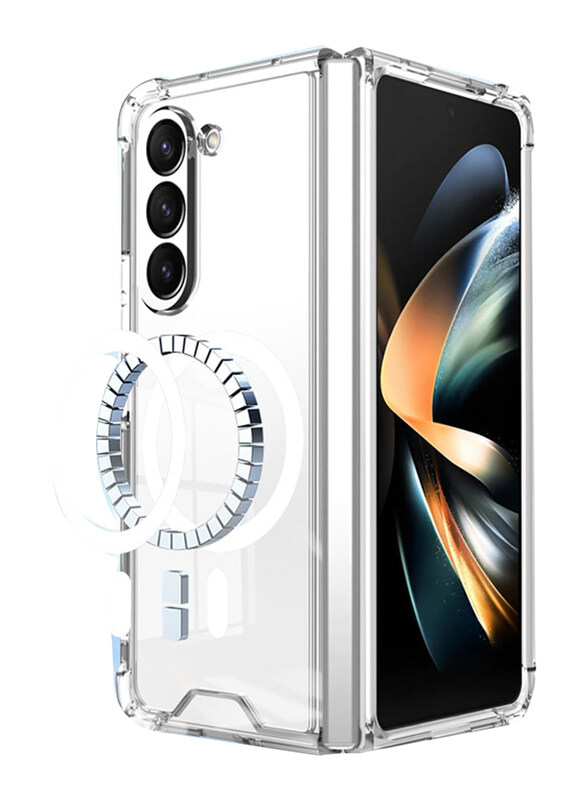 Generic Samsung Galaxy Z Fold 5 5g Magnetic Air Cushion Corner Shockproof Drop-Proof Supports Magsafe Mobile Phone Case Cover with Wireless Charger, Clear
Generic Samsung Galaxy Z Fold 5 5g Magnetic Air Cushion Corner Shockproof Drop-Proof Supports Magsafe Mobile Phone Case Cover with Wireless Charger, Clear
