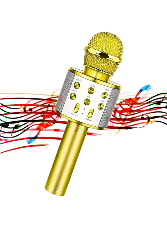 Xbgozly Portable Handheld Wireless Bluetooth Karaoke Microphone for Kids Adults Home KTV Party for Android/iPhone/Ipad/Pc, Gold
Xbgozly Portable Handheld Wireless Bluetooth Karaoke Microphone for Kids Adults Home KTV Party for Android/iPhone/Ipad/Pc, Gold