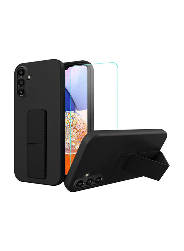 Generic Samsung Galaxy A14 5G Stand Mobile Phone Case Cover with Tempered Glass Screen Protector, Black
Generic Samsung Galaxy A14 5G Stand Mobile Phone Case Cover with Tempered Glass Screen Protector, Black