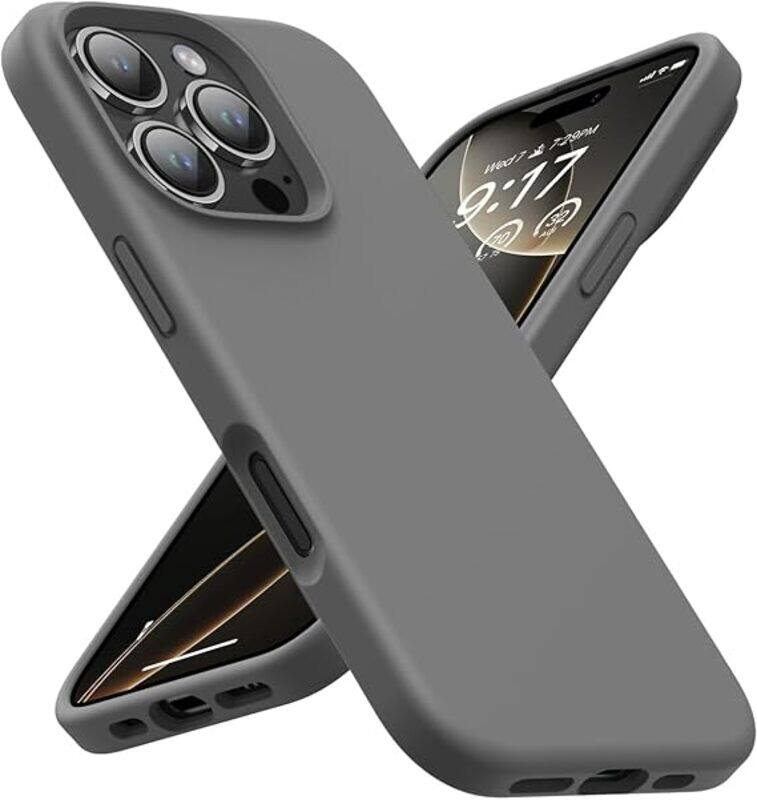 Premium Liquid Silicone Case for iPhone 16 Pro Full Body Shockproof Protection, Anti-Scratch Coating, Soft Microfiber Lining, Ultra-Slim Design dark
Premium Liquid Silicone Case for iPhone 16 Pro Full Body Shockproof Protection, Anti-Scratch Coating, Soft Microfiber Lining, Ultra-Slim Design dark