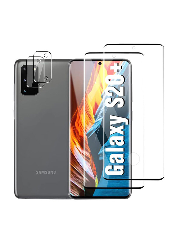 Generic Samsung Galaxy S20 Plus/Galaxy S20 Plus 5g 3D Full Coverage Tempered Glass Screen Protector & Camera Lens Protector, 4 Pieces, Clear
Generic Samsung Galaxy S20 Plus/Galaxy S20 Plus 5g 3D Full Coverage Tempered Glass Screen Protector & Camera Lens Protector, 4 Pieces, Clear