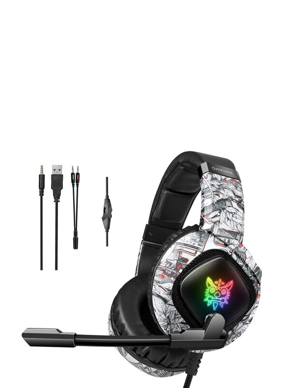 Not Applicable Onikuma K19 3.5mm Wired Over Ear Noise Cancelling Gaming Headset with Mic, White/Black
Not Applicable Onikuma K19 3.5mm Wired Over Ear Noise Cancelling Gaming Headset with Mic, White/Black