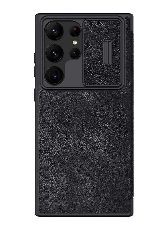 Nillkin Samsung Galaxy S23 Ultra PU Leather Basic Mobile Phone Flip Case Cover with Slide Camera Protection and Card Holder, Black
Nillkin Samsung Galaxy S23 Ultra PU Leather Basic Mobile Phone Flip Case Cover with Slide Camera Protection and Card Holder, Black