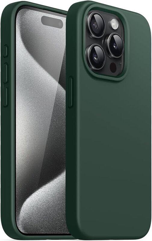 Generic Silicone Case for iPhone 15 pro max 6.7-Inch, Silky-Soft Touch Full-Body Protective Phone Case, Shockproof Cover Midnight Green
Generic Silicone Case for iPhone 15 pro max 6.7-Inch, Silky-Soft Touch Full-Body Protective Phone Case, Shockproof Cover Midnight Green
