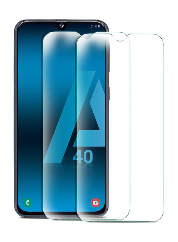 ELTD Samsung Galaxy A40 Anti-Scratch Full Coverage Tempered Glass Screen Protectors, 2 Pieces, Clear
ELTD Samsung Galaxy A40 Anti-Scratch Full Coverage Tempered Glass Screen Protectors, 2 Pieces, Clear