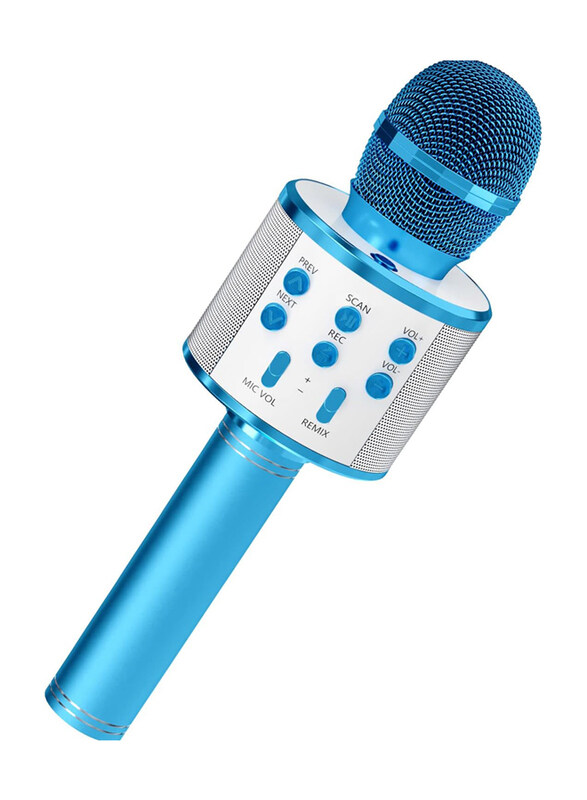 GIFTMIC Portable Handheld Karaoke Kids Singing Wireless Bluetooth Microphone for Adults for Birthday Party, Blue
GIFTMIC Portable Handheld Karaoke Kids Singing Wireless Bluetooth Microphone for Adults for Birthday Party, Blue