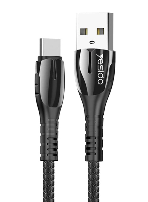 Yesido 5A Super Fast Charging Data Cable, USB Type A to USB Type-C for Smartphones/Tablets, Black
Yesido 5A Super Fast Charging Data Cable, USB Type A to USB Type-C for Smartphones/Tablets, Black