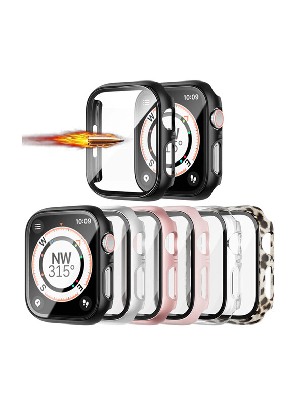 Generic Tempered Glass Screen Protector with Case for Apple Watch 38mm, 6 Pieces, Multicolour
Generic Tempered Glass Screen Protector with Case for Apple Watch 38mm, 6 Pieces, Multicolour