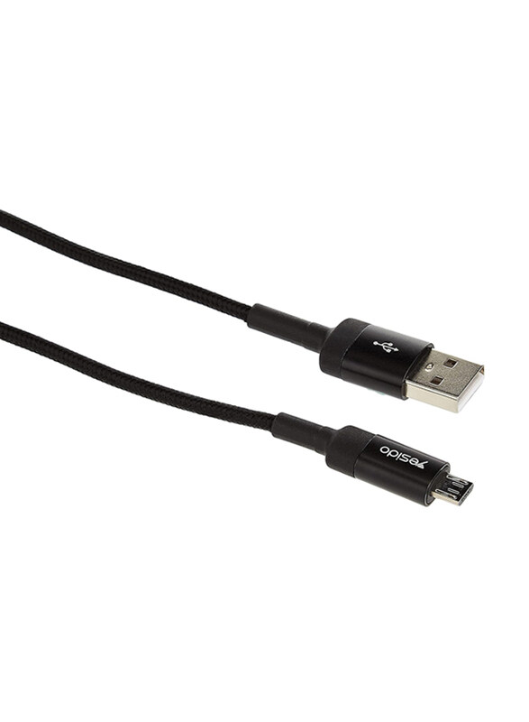 Yesido Auto PowerControl Data Cable, USB Type A to Micro USB for Smartphones/Tablets, Black
Yesido Auto PowerControl Data Cable, USB Type A to Micro USB for Smartphones/Tablets, Black