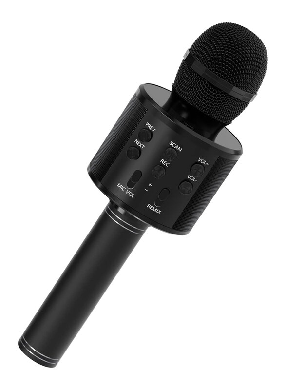 GIFTMIC Portable Handheld Karaoke Kids Singing Wireless Bluetooth Microphone for Adults for Birthday Party, Black
GIFTMIC Portable Handheld Karaoke Kids Singing Wireless Bluetooth Microphone for Adults for Birthday Party, Black