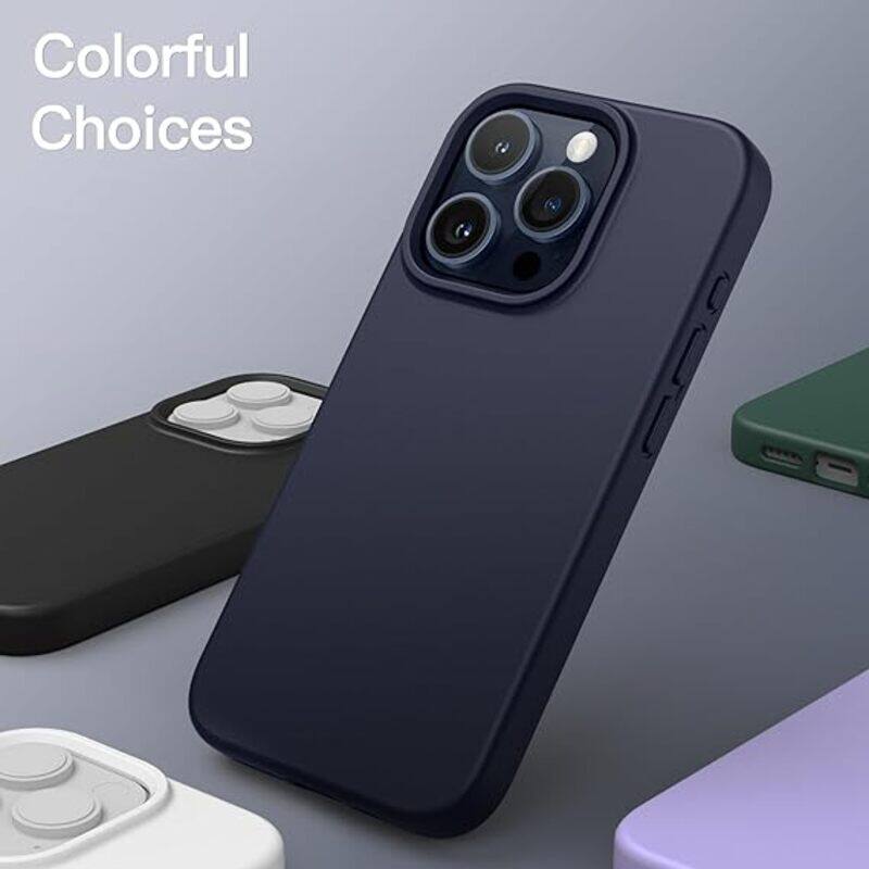 Generic Silicone Case for iPhone 16 Pro 6.7-Inch, Silky-Soft Touch Full-Body Protective Phone Case, Shockproof Cover blue
Generic Silicone Case for iPhone 16 Pro 6.7-Inch, Silky-Soft Touch Full-Body Protective Phone Case, Shockproof Cover blue